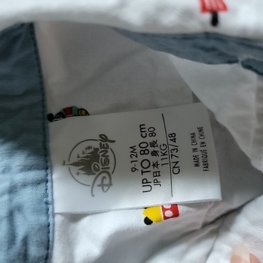 Disney Mickey Mouse Button-Down Shirt — 9-12 months - Picture 3 of 5
